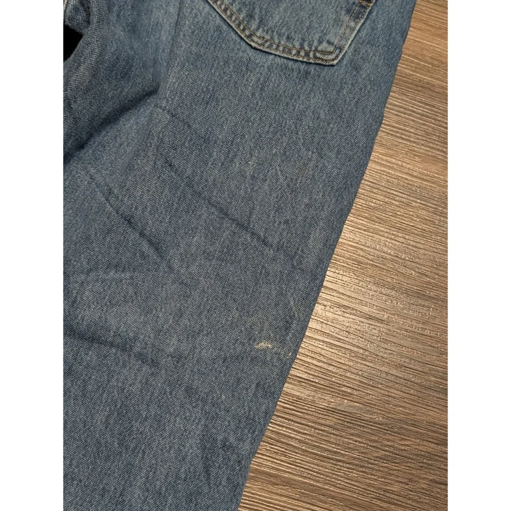 Levis 501 Original Fit Mens Jeans W34 L36 Medium Wash Blue Denim